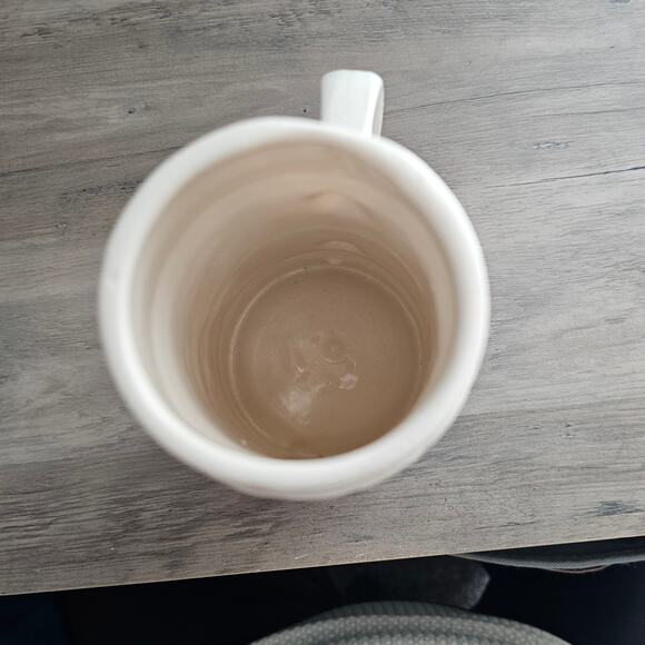 Vintage Hand Made Poland Mug Stein Hand Painted Blue White Floral Cottage Polish - Picture 7 of 12